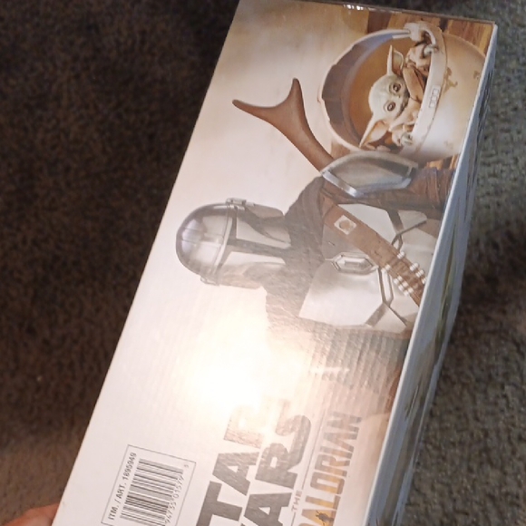 Star Wars Mandalorian Grogu Plush with Cream and Gray Outfit - Picture 2 of 5